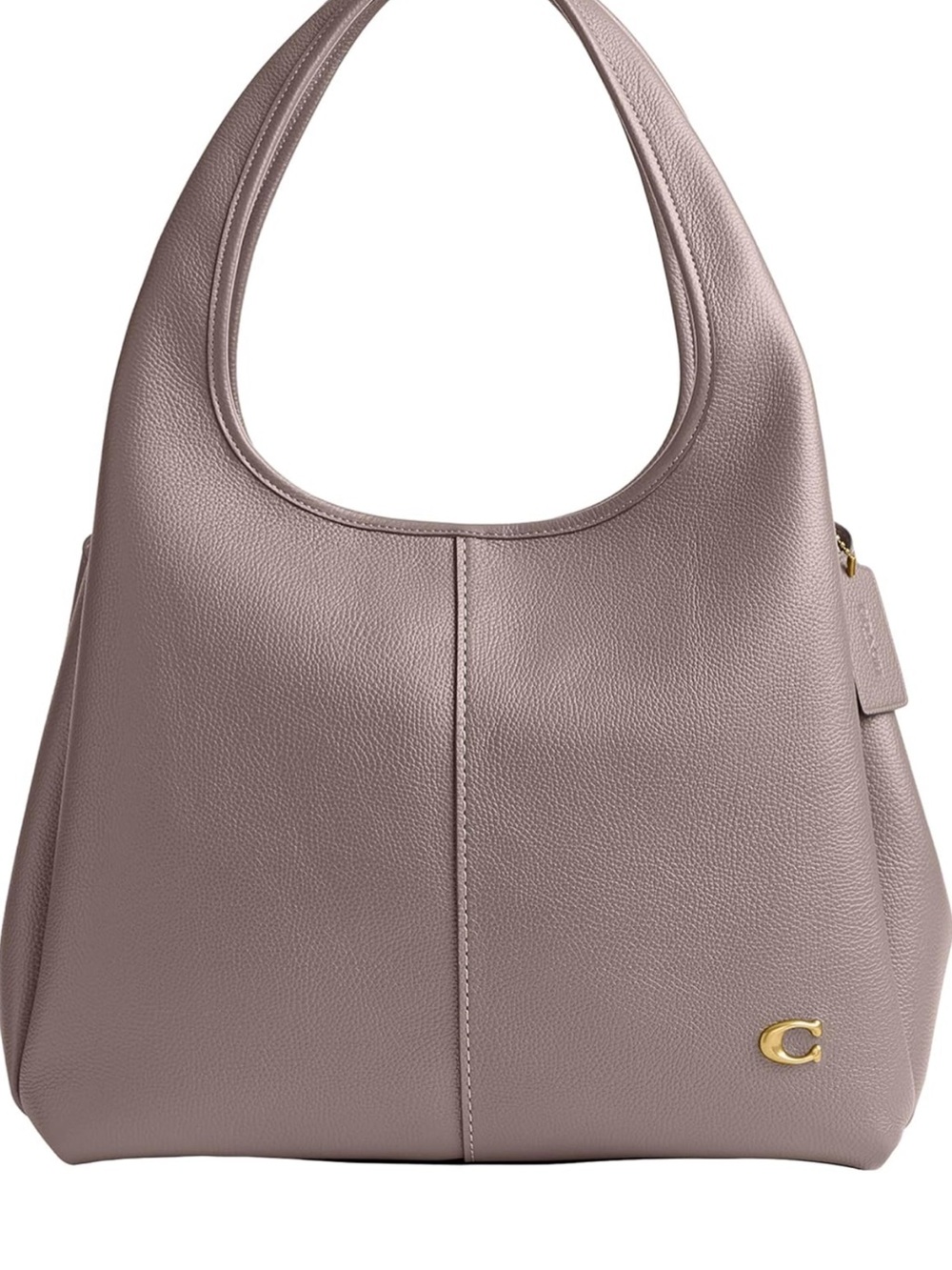 Coach Lana Shoulder Bag Ash Leather Hobo with Gold Hardware